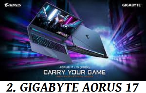 2. GIGABYTE AORUS 17