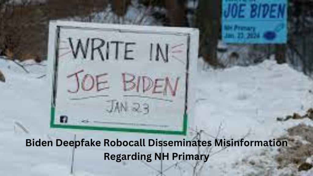 Biden Deepfake Robocall Disseminates Misinformation Regarding NH Primary